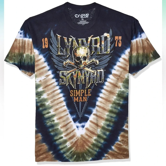 Liquid Blue Lynyrd Skynyrd Simple Man Tee - Picture 1 of 3